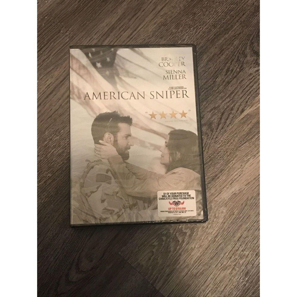 American Sniper [DVD] - Bradley Cooper, Sienna Miller - Clint Eastwood NEW